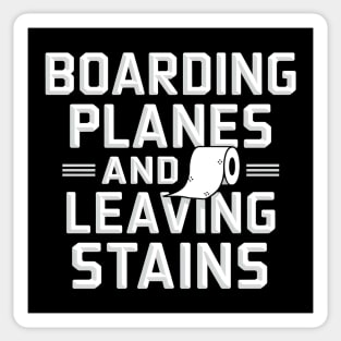 Boarding Planes and Leaving Stains Sticker